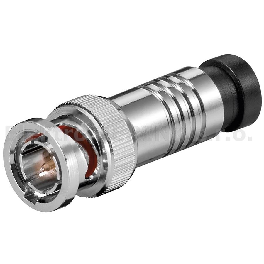 Konektor BNC kolík kompresní 4,9mm Elektro HERINK s.r.o.