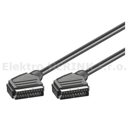 Kabel propojovací SCART / SCART 5 m, 2x stíněný