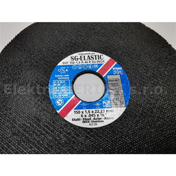 Pferd  EHT 150-1,6 A 46 R SG-I  nerez, řezný