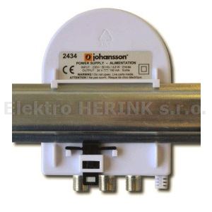 Johansson KIT 7460 L2 / 2436   zesilovač + zdroj  UHF 20-35 dB, 24 V, LTE 5G