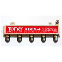 XGFS-4 D31   rozbočovač 4x výs. 7,7 dB
