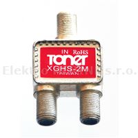 XGHS-2M  rozb. miniaturní 2x výs. 3,8 dB