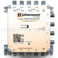 9754A SCR multipřepínač<br/>4x SAT-MF + 1x terr. / 4x SCR výstup