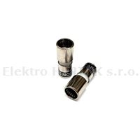 Konektor F kompresní   FM-PUSH ON-RG56-CX3   5,1 mm SHORT