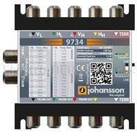 9734 SCR multipřepínač, 4x SAT-MF / 2x SCR výstup
