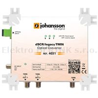 Johansson 4031 převodník z opt. na koax.<br/>2x dCSS OUT + 1x Terr.