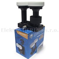 LNB Zircon   19,2°/23,5°  SINGLE MONO, 0,2 dB