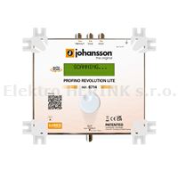 Johansson 6714 zesilovač programovatelný<br/>32x filtr, 65 dB, 108 dBµV, s externím zdrojem
