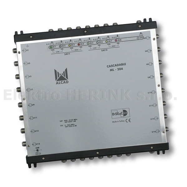 ALCAD ML-204  multipřepínač (kaskáda) 9/16