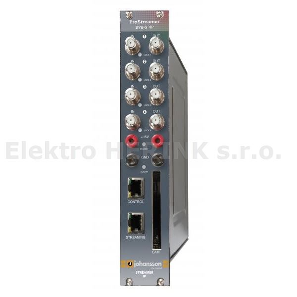 Johansson 5203   DVB-S2 > IP streamer modul, CI slot