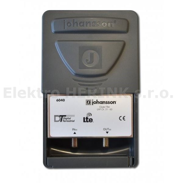 Johansson 6040 C48   filtr Lte, 21. - 48. kanál, Lte 35 dB