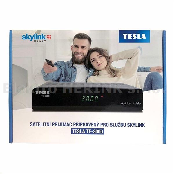 SAT TESLA TE-3000   satelitní přijímač Irdeto Skylink READY