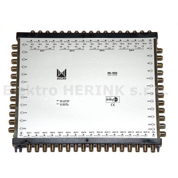 ALCAD ML-406 multipřepínač (kaskáda) 17/24