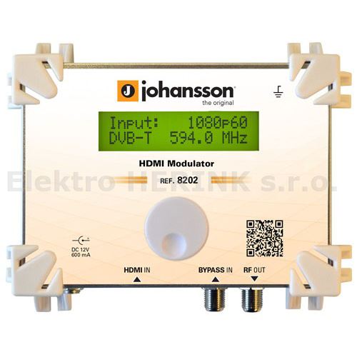 Johansson 8203 modulátor<br/>DVB-T z HDMI