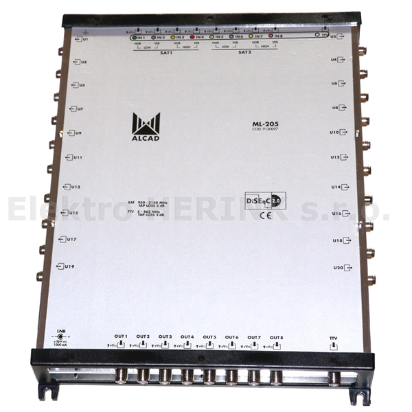 ALCAD ML-205  multipřepínač (kaskáda) 9/20