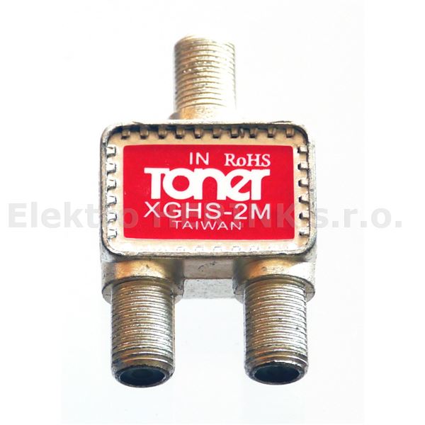 XGHS-2M  rozb. miniaturní 2x výs. 3,8 dB