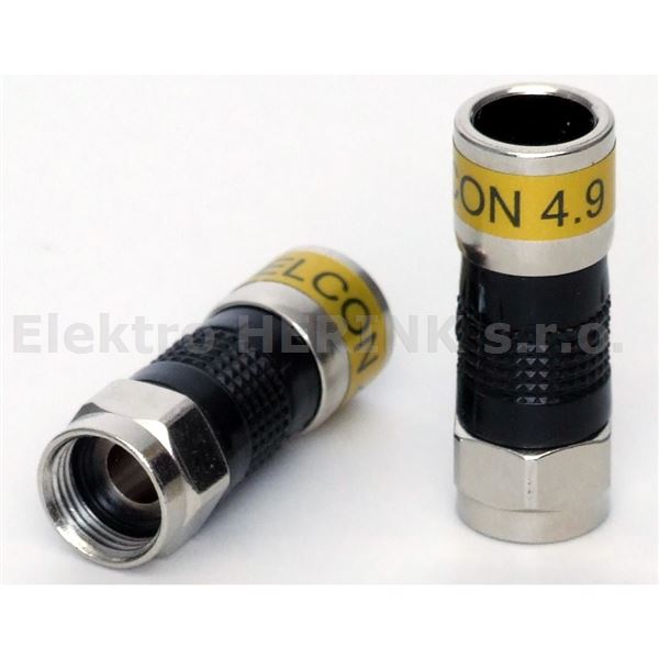 Konektor F kompresní   F-56-UL 4.9 mm