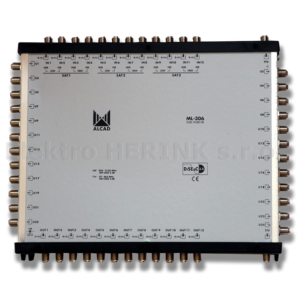 ALCAD ML-306 multipřepínač (kaskáda) 13/24