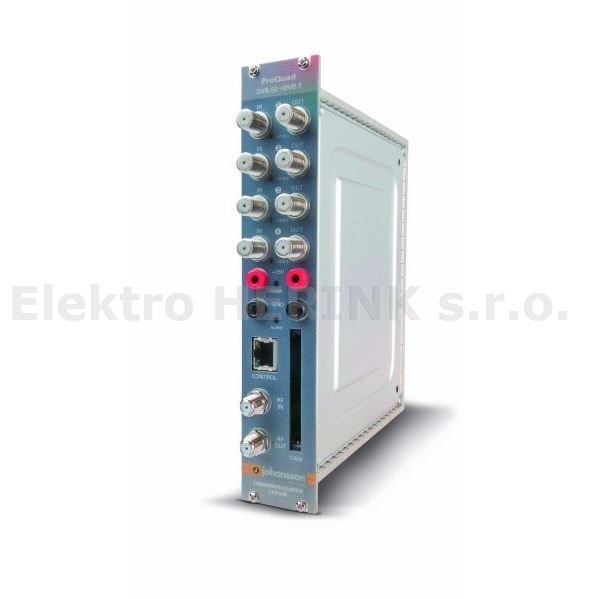 Johansson 5303T DVB-S2 > DVB-T transmodulátor Twin, CI slot