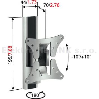 Vogeĺs VFW 226   nástěnný držák pro LCD