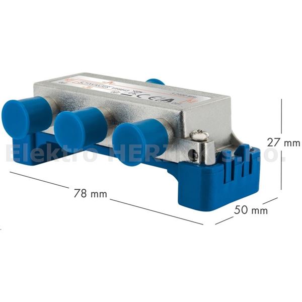 InnTec VT 8843   rozbočovač 5-2400 MHz (DC), 3x výstup