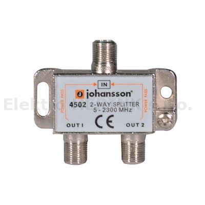 Johansson 4502   rozbočovač 5-2300 MHz (DC), 2x výstup