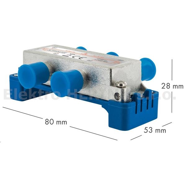 InnTec VT 8844   rozbočovač 5-2400 MHz (DC), 4x výstup