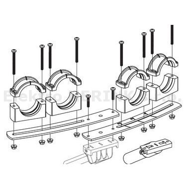 Multifeed pro 3 LNB, prům. 40mm  OP85/74 IT Al/plast