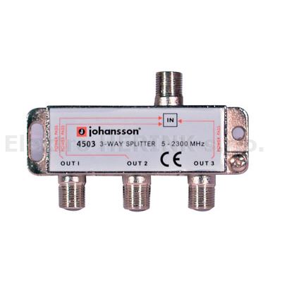 Johansson 4503   rozbočovač 5-2300 MHz (DC), 3x výstup