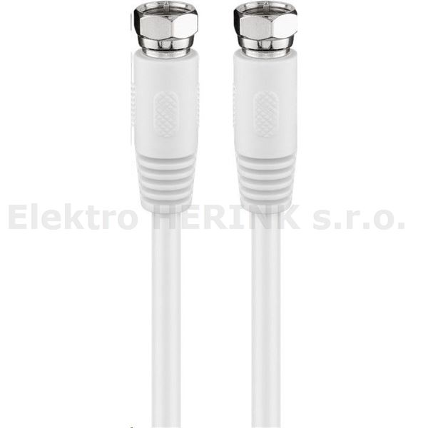 Kabel propojovací   F/F   1,5 m, široká matice s PINem, stínění 80 dB