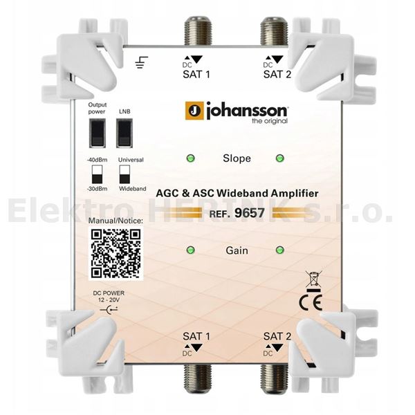 Johansson 9657 zesilovač<br/>pro LNB Universal / Wideband