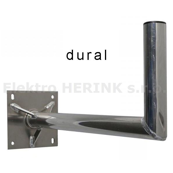 Konzol KON-90x20cm Vz. Al se vzpěrou